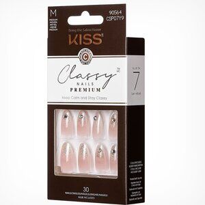 French Design Nails Medium Length Ever After. Stunning Wedding Nails for Brides.